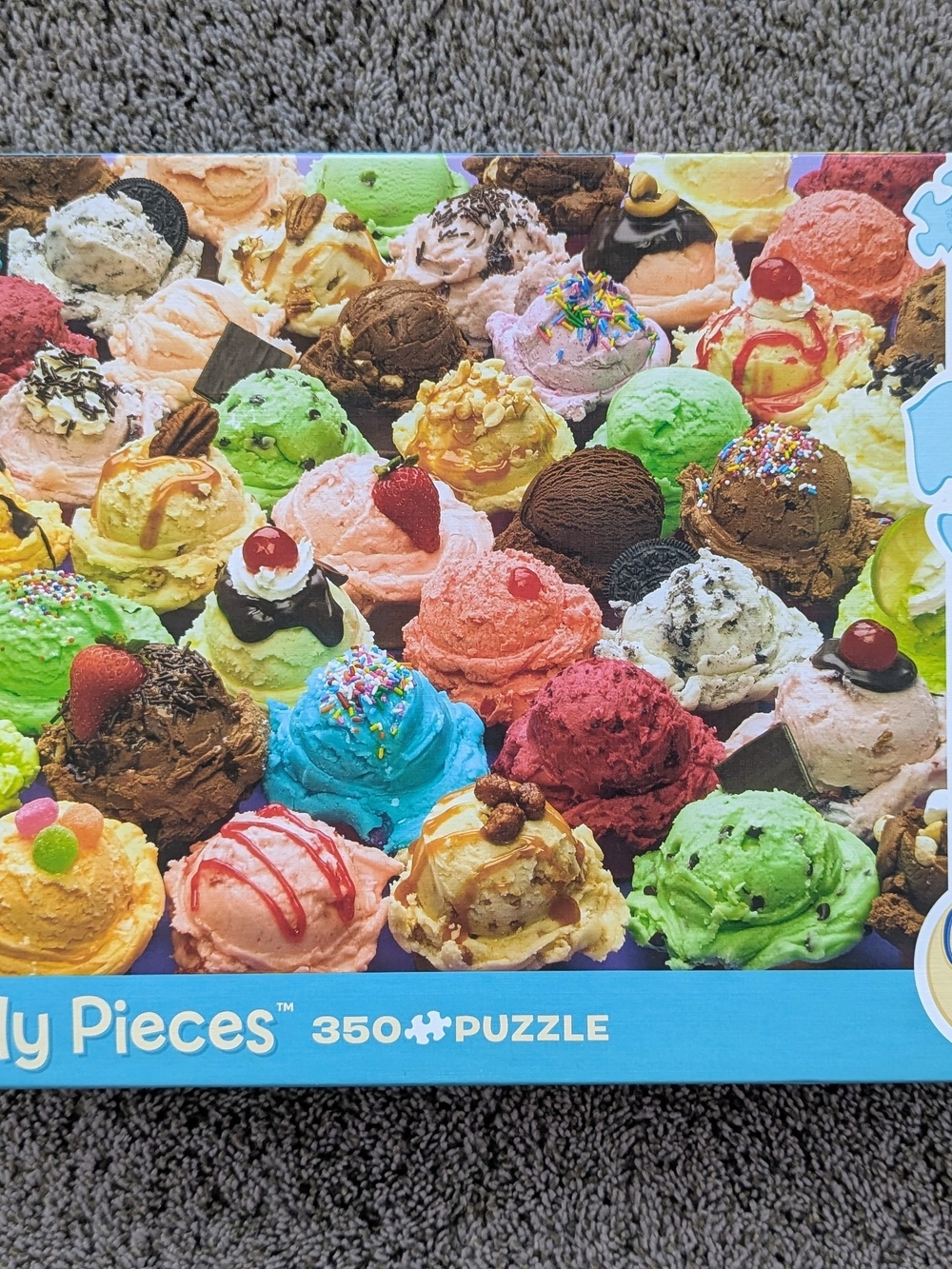 Ice Cream Scoops Party Puzzle - Multicolor